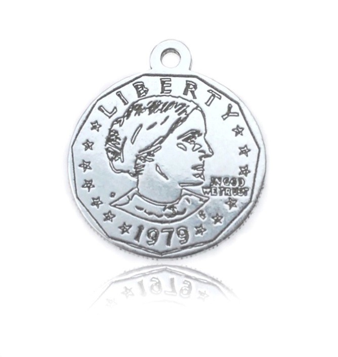 Zawieszka moneta srebro 925 (ch 106)