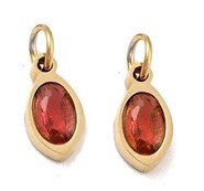 Stal chirurgiczna owal z cyrkonią ( Red )