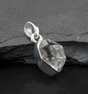 Herkimer diament wisiorek srebro 925 (W5)