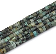 Turkus afrykański  krążki 6 mm - sznur