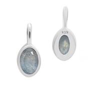 Labradoryt zawieszka owal  srebro Z13