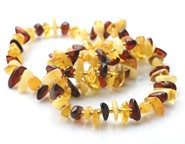 Naszyjnik z bursztynu 52 cm (N1)