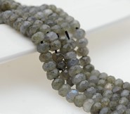 Labradoryt  fasetowane 6 mm oponki - sznur