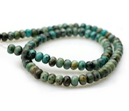 Turkus afrykański oponki 6 mm - sznur