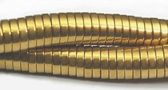 Hematyt  złoty krążki 4,5 mm -  sznur