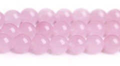 Jadeit różow  kule 8 mm -  sznur