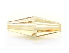 Swarovski 5205 Long Bicone 15 mm Golden Shadow