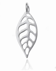 Zawieszka  / charms liść srebro  925 (ch 73)