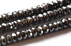 Hematyt  oponki  fasetowane 4,5 mm - sznur