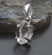 Herkimer diament wisiorek srebro 925 (W2)