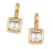 Stal chirurgiczna kwadrat z cyrkonią (Crystal)