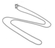 Stal chirurgiczna łańcuszek kulkowy 46 cm (Ł19)