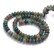 Indian agat oponki 6 mm - sznur