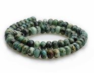 Turkus afrykański oponki 8  mm - sznur