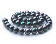 Perła muszlowa kule 10 mm - sznur  ( tęczowe)