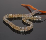 Cytryn faset. oponki 5,5 - 6 mm - sznur 19 cm (IN)