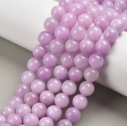 Jadeit kule 10 mm -  sznur ( liliowy)