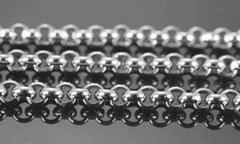 Łańcuszek stal chirurgiczna  ( ŁS 43) - 50 cm