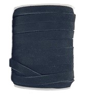 Rzemień zamszowy czarny 10 mm -  1 metr  ( IN)