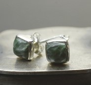 Serafinit kolczyki  srebro 925  (K1)