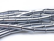 Hematyt srebrny  walce  12x4 mm- sznur