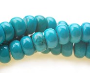 Turkus Xinjiang  oponki 8,5  mm - sznur