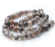 Agat  kule 6  mm - sznur